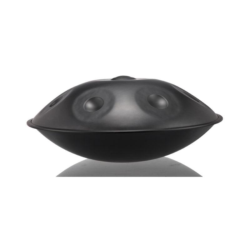 Lighteme Level B Upgrade Space Grey Kurd Scale D Minor 22 Inch 9/10 Notes Nitride Steel Handpan Drum, Available in 440 Hz, High-end Percussion Instrument