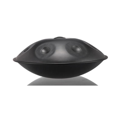 Lighteme Level B Upgrade Space Grey Kurd Scale D Minor 22 Inch 9/10 Notes Nitride Steel Handpan Drum, Available in 440 Hz, High-end Percussion Instrument