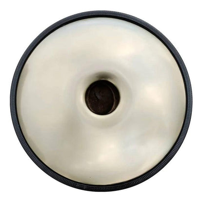 Lighteme STL Handpan Drum Mini 18 Inches Pure Golden 9 Notes G minor Hangdrum