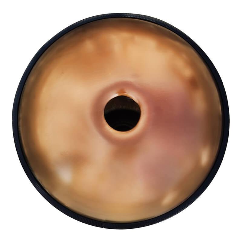 AS TEMAN Handpan Kaufen - d Kurd 10 Töne Hang drum, Edelstahl Handpan 432 Hz 440 Hz Gold