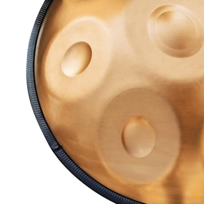 AS TEMAN Handpan Kaufen - d Kurd 10 Töne Hang drum, Edelstahl Handpan 432 Hz 440 Hz Gold