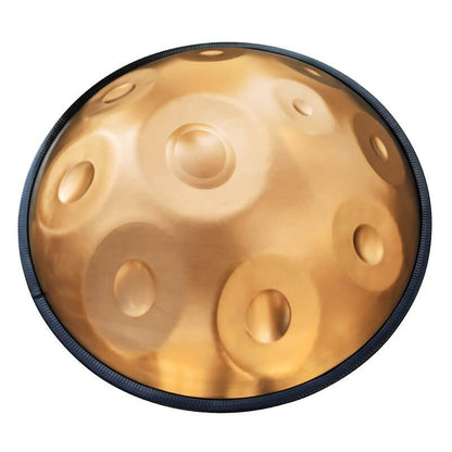 AS TEMAN Handpan Kaufen - d Kurd 10 Töne Hang drum, Edelstahl Handpan 432 Hz 440 Hz Gold