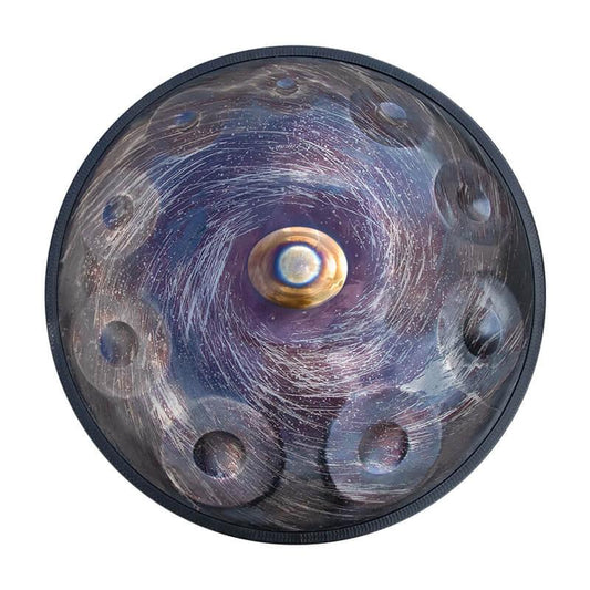 AS TEMAN Handpan - Neutron Star d Kurd 10 Töne Lila Hang Drum Kaufen 432 440 Hz | Nitrierter Stahl