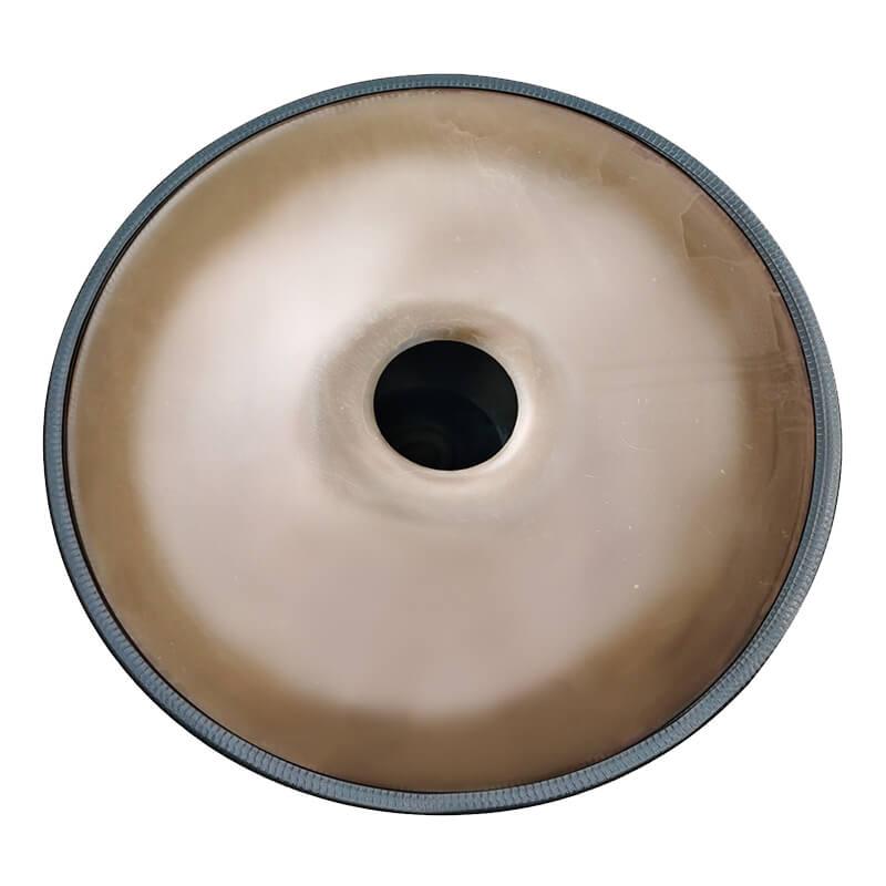 Lighteme As Teman Handpan Candle Dragon 10 Notes D Minor Scale Ash-golden hangdrum with gift set