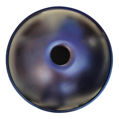 Lighteme As Teman Handpan Comet 10 Notes D Minor Scale Blue purple hangdrum with gift set