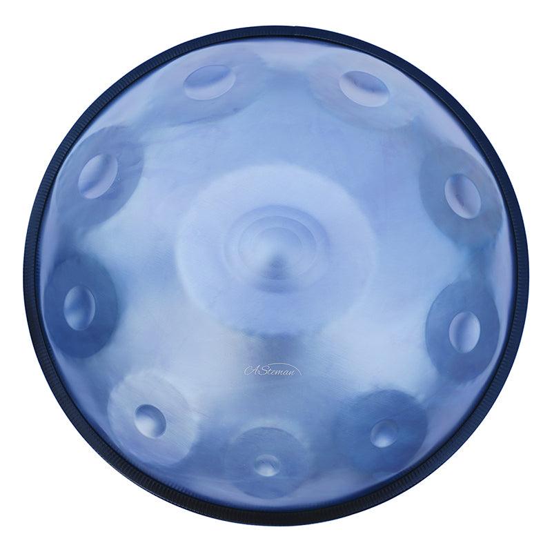 Lighteme As Teman Handpan 9 Notes Ice Age Multiple Notes & Scale Ice Blue Hangdrum with gift set