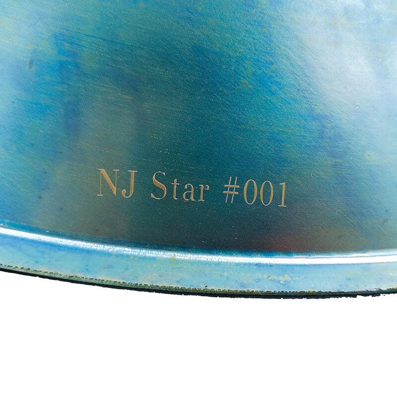 Lighteme As Teman Handpan NJ Star 13 Notes D Minor Scale Blue hangdrum with gift set