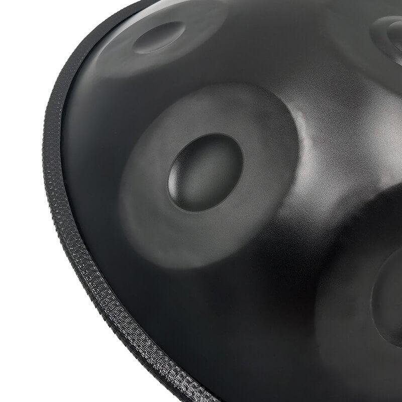 AS TEMAN Handpan Kaufen - d Kurd 9 Töne Hang drum 432 Hz 440 Hz Nitrierter Stahl Schwarz