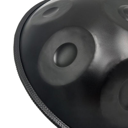 AS TEMAN Handpan Kaufen - d Kurd 9 Töne Hang drum 432 Hz 440 Hz Nitrierter Stahl Schwarz