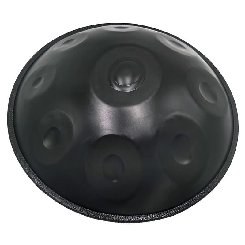 AS TEMAN Handpan Kaufen - d Kurd 9 Töne Hang drum 432 Hz 440 Hz Nitrierter Stahl Schwarz