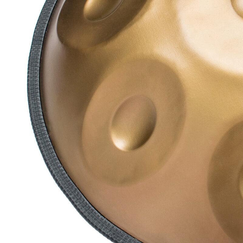 Lighteme As Teman Handpan Pure Golden 9 Notes | CUSTOM SCALE | Hangdrum with gift set