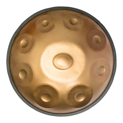 Lighteme As Teman Handpan Pure Golden 9 Notes | CUSTOM SCALE | Hangdrum with gift set