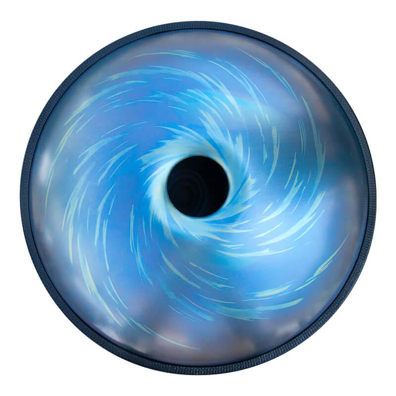 AS TEMAN Handpan Edelstahl Black-Hole d Kurd 9 Töne E Halcyon Scale Hang Drum 432 440 Hz