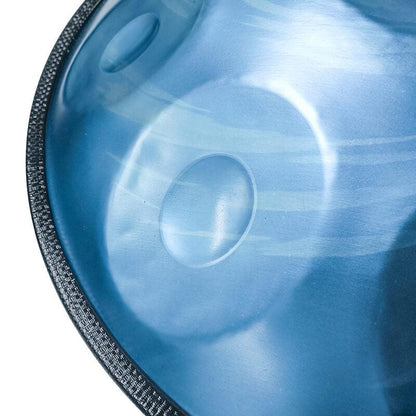 AS TEMAN Handpan Edelstahl Black-Hole d Kurd 9 Töne E Halcyon Scale Hang Drum 432 440 Hz