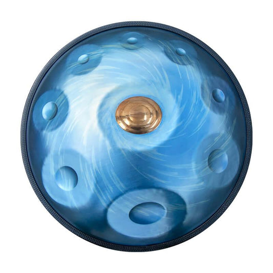 AS TEMAN Handpan Edelstahl Black-Hole d Kurd 9 Töne E Halcyon Scale Hang Drum 432 440 Hz
