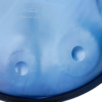 Lighteme As Teman Handpan 9 Notes Ice Age Multiple Notes & Scale Ice Blue Hangdrum with gift set