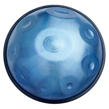 Lighteme As Teman Handpan 9 Notes Ice Age Multiple Notes & Scale Ice Blue Hangdrum with gift set