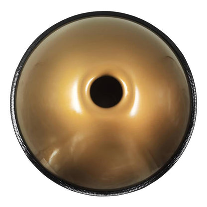 Lighteme As Teman Handpan Pure Golden 9 Notes F2 Low Pygmy Scale Hangdrum with gift set