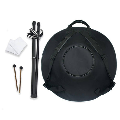 AS TEMAN Handpan Kaufen - d Kurd 9 Töne Hang drum 432 Hz 440 Hz Nitrierter Stahl Schwarz