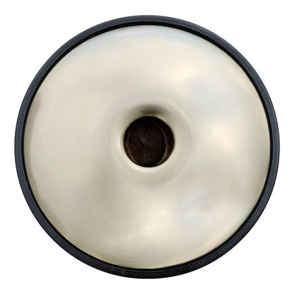 Lighteme As Teman Handpan Mini 18 Inches Pure Golden 9 Notes G minor Hangdrum with gift set