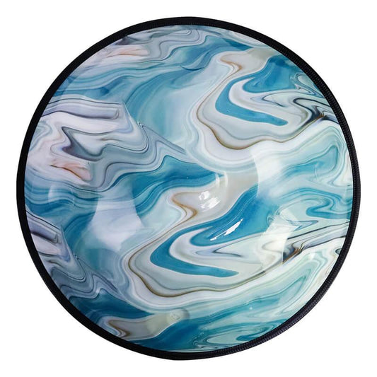 AS TEMAN Handpan Kaufen - River 10 Töne d Kurd 432 440 Hz Handpans Schwarze Hang Instrument