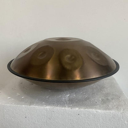 Lighteme Custom Ember Steel High End Handpan Drum 22 Inch 9 10 12 Notes D Minor Hijaz Scale Hang Instrument
