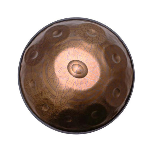 Maßgeschneiderte Epiphany Vollständig Handpan drums aus Edelstahl, D-Moll Sabye 22 Zoll 9/10/12 Noten