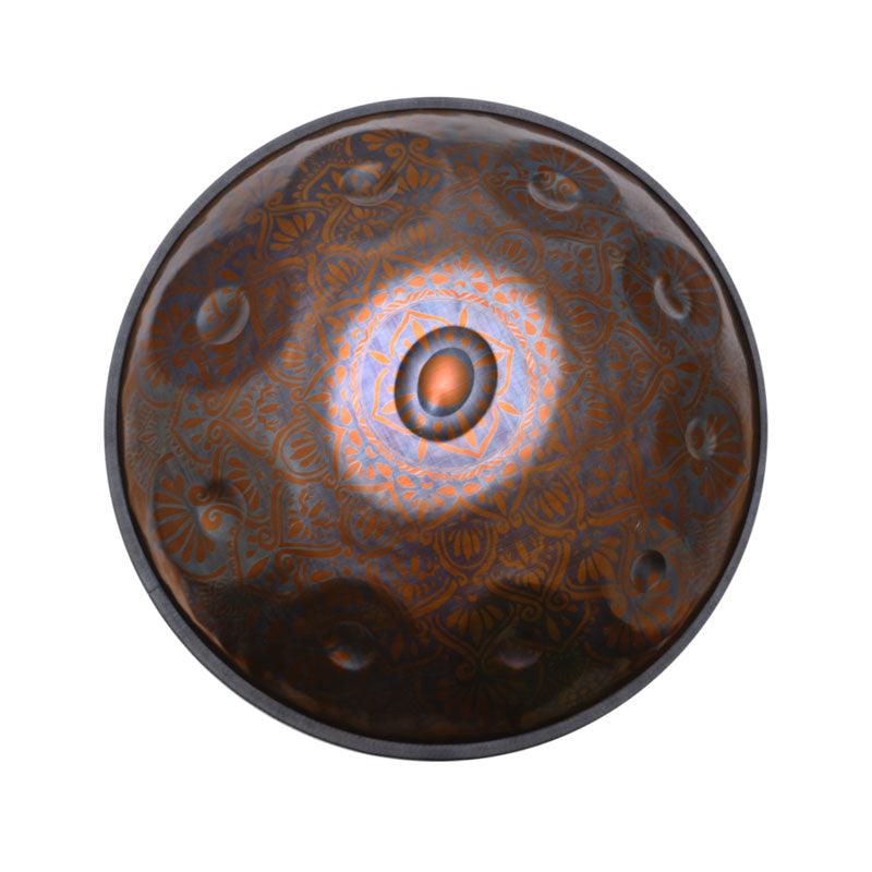 Epiphany Entirely Handmade Handpan Drum Kurd / Celtic D Minor Stainless Steel 22 In 9/10/12 Notes Hang Instrument