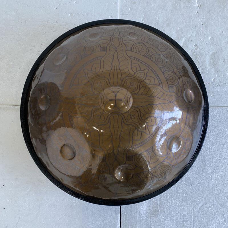 Personnalisé Entirely Fait main Epiphany Sabye Ré Mineur 22 pouces 9/10/12 notes en Acier Inoxydable Handpan Drums