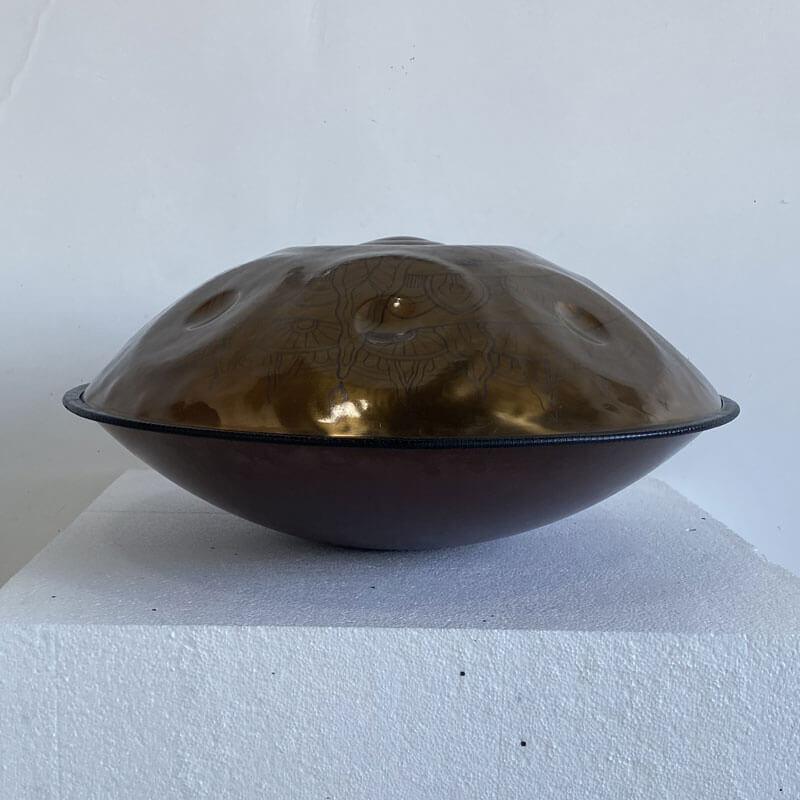 Epiphany Entirely Handmade Handpan Drum Kurd / Celtic D Minor Stainless Steel 22 In 9/10/12 Notes Hang Instrument