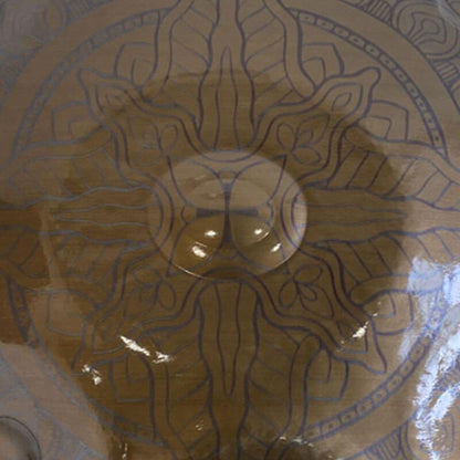 Lighteme Maßgeschneiderte Epiphany Vollständig Handpan drums aus Edelstahl, E La Sirena 22 Zoll 9/10/12 Noten