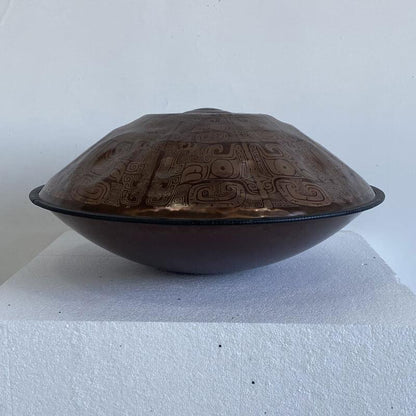 Lighteme Maßgeschneiderte Epiphany Vollständig Handpan drums aus Edelstahl, E La Sirena 22 Zoll 9/10/12 Noten