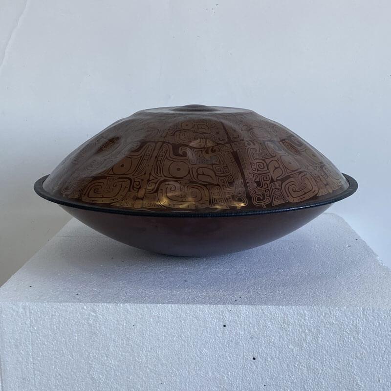 Lighteme Custom Epiphany Entirely Handmade Handpan Drum C Major Stainless Steel 22 In 9/10/12 Notes