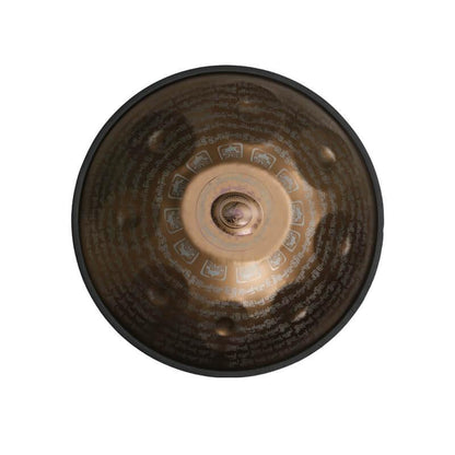 Sanskrit Maßgeschneiderte Handpan drums aus Edelstahl/Nitridstahl D-Moll Kurd / Celtic 22 Zoll 9/10/12 Noten Hanging Drum
