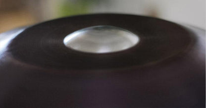 Lighteme Mountain Rain Handmade Hammering Handpan Drum, Kurd Scale D Minor, Available in 432 Hz and 440 Hz, High-end 22 Inches 9 Tones Featured High-end Nitride Steel