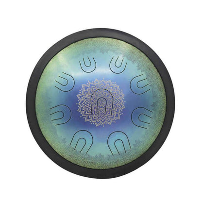 Lighteme 14/16/18 In 9/10/11 X 2 Notes Flower Titanium Alloy Steel UU Tongue Drums in 432 440 Hz - Celtic Scale, Aeolian Scale, Arab Mode, Chinese Mode, Japanese Mode