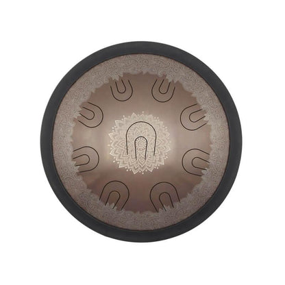 Lighteme 14/16/18 In 9/10/11 X 2 Notes Flower Titanium Alloy Steel UU Tongue Drums in 432 440 Hz - Celtic Scale, Aeolian Scale, Arab Mode, Chinese Mode, Japanese Mode
