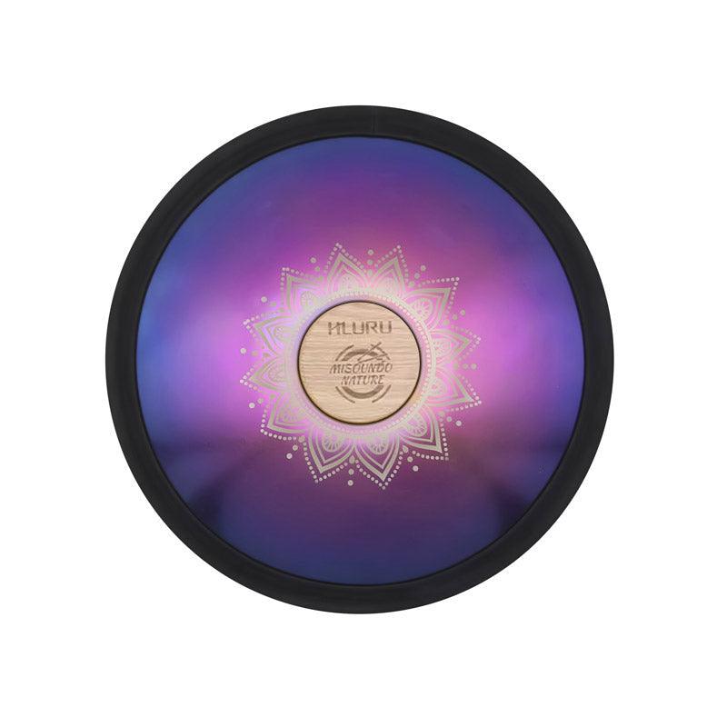 Lighteme 14/16/18 In 9/10/11 X 2 Notes Flower Titanium Alloy Steel UU Tongue Drums in 432 440 Hz - Celtic Scale, Aeolian Scale, Arab Mode, Chinese Mode, Japanese Mode