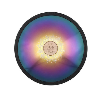 Lighteme 14/16/18 In 9/10/11 X 2 Notes Flower Titanium Alloy Steel UU Tongue Drums in 432 440 Hz - Celtic Scale, Aeolian Scale, Arab Mode, Chinese Mode, Japanese Mode