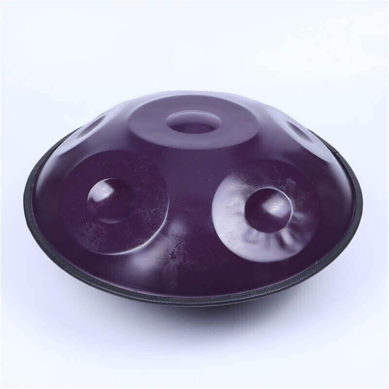 Lighteme Handpan Drum Overtones Key 18 Inch 6 Notes (G3/C4/D4/E4/F4/G4) - Stainless Steel Antique Brass Hand Pan Percussion Instrument