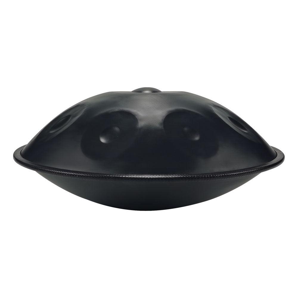 Lighteme DC Handpan Drums Pure Black 22 Inches 9 Notes D Minor Kurd Scale Hang Drum