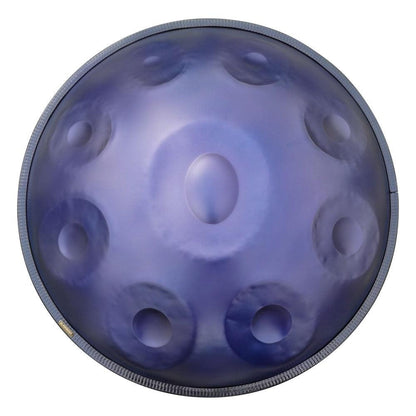 Lighteme DC Handpan Drum Pure Purple 22 Inches 9 Notes D Minor Kurd Scale Hang Drum