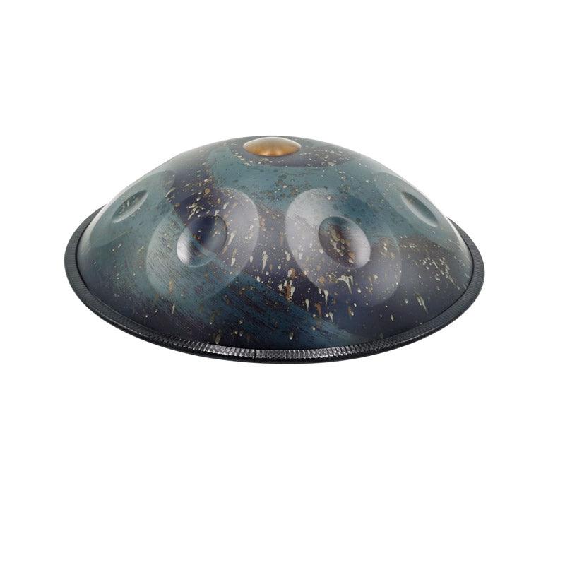 Lighteme Starburst A1 Nitridstahl Handpan Drums 22 Zoll 10 Noten d-Moll Kurd Scale Hangdrum mit Geschenkset