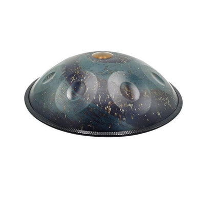 Lighteme Starburst A1 Nitridstahl Handpan Drums 22 Zoll 10 Noten d-Moll Kurd Scale Hangdrum mit Geschenkset