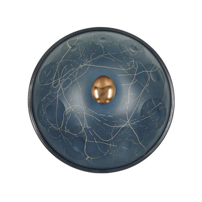 Lighteme Starburst A2 DC Handpan Drums 22 Inches 10 Notes D Minor Kurd Scale hangdrum with gift set