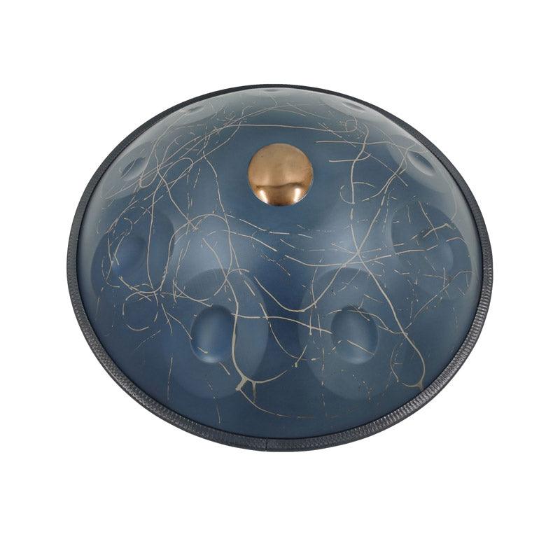 Lighteme Starburst A2 DC Handpan Drums 22 Inches 10 Notes D Minor Kurd Scale hangdrum with gift set