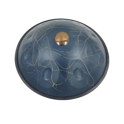 Lighteme Starburst A2 DC Handpan Drums 22 Inches 10 Notes D Minor Kurd Scale hangdrum with gift set