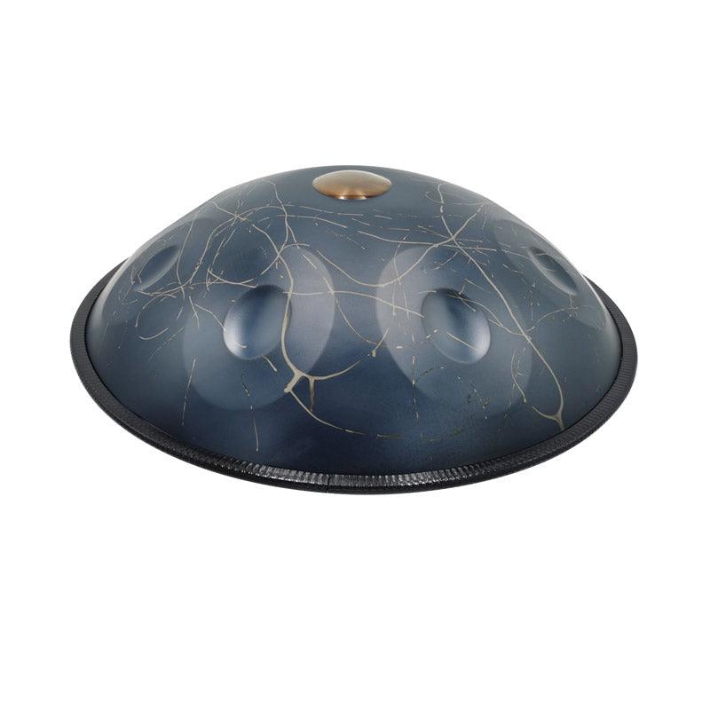 Lighteme Starburst A2 DC Handpan Drums 22 Inches 10 Notes D Minor Kurd Scale hangdrum with gift set