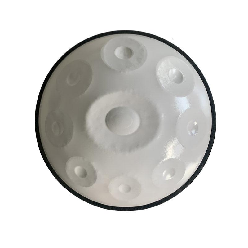 Lighteme Mini Handpan Stainless Steel Handmade in G Minor 9 Notes 18 Inch Small Steel Drum
