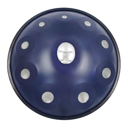 MiSoundofNature Nitridstahl Handpan Drum Proton 22 Zoll 10 Töne d-Moll Kurd Scale Hangdrum